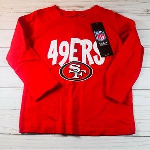 Size 2T, NWT San Francisco 49ers shirt/top.